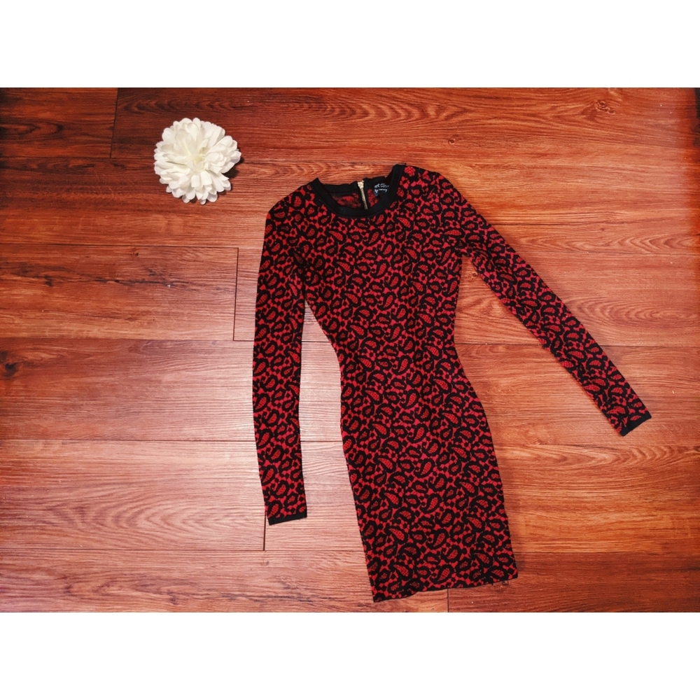 Red Bandana Style Dress